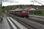 Nachschuß auf einen Sonderzug der am 30.10.2017 durch Neckargerach gen Neckarelz fuhr.