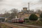 AKE Schienenbus in Hattingen an der Ruhr, am 16.12.2017.