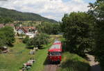 998 896-5 und 798 652-4 als RE 27650 (Tübingen Hbf-Waldshuts) bei Eberfingen 14.7.18