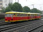 Dieser alte Uerdinger Schienenbus VT95 der Kln-Bonner-Eisenbahn-Freunde durchfuhr in gemchlichem Tempo Kln-West. Schade fr die mitfahrenden Gste, dass ihnen das Wetter an diesem Samstag gar nicht hold war. Aufgenommen am 06/06/2009.