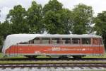 Ein Uerdinger Schienenbus der GKB aus Graz wartet im ehemaligen Bw Bayerisch Eisenstein, heute Localbahnmuseum, auf seine Aufarbeitung.