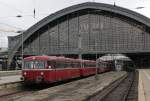 VEB 796 784-7, 998 172-1, 796 785-3, 998 271-1 und 998 863-5 (Schienenbus) am 10.10.2015 in Köln Hbf und fuhr weiter nach Königswinter.