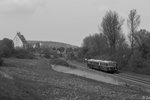 VT 798 652-4 mit 996 257 und 998 896-5 bei Aulendorf Zollenreute auf der Sonderfahrt nach Bregenz.