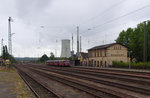 Immer dann wenn ein Sonderzug ins Saarland fährt herrscht schlechtes Wetter.