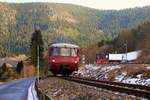 Auch heute am 04.03.18 ging es nochmal zum Ferkel. 772 141 ist hier zu sehen als RB 29883  in Obstfelderschmiede.