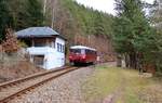 Am 13.02.19 fuhr 772 140 wieder als ersatz für einen 641 zwischen Rottenbach und Katzhütte. Hier als RB 29877 in Sitzendorf.