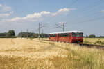 172 140 & 172 141 für die Press auf dem Weg nach Putbus. Aufgenommen am 27.06.2022 bei Neu Kosenow (kurz vor Anklam).