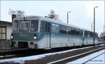 Bahnhof Crawinkel in Thüringen am 2.3.1996: 772171