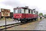 786 257-6 (DR VT 135 054), Baujahr 1935, steht während des Herbstlokfests auf dem Gelände des Lokschuppen Staßfurt.