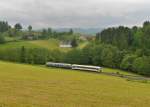 VT 08 + VT 07 bei einer Sonderfahrt am 24.05.2014 bei Osterbrünnl.