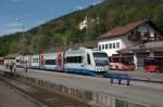 609 110 am 13.09.15 im Bahnhof Tegernsee