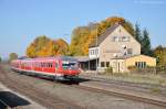 610 013 + 004 als RE3587 am 19.10.2012 in Luitpoldhütte