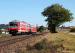 610 008 als RE nach Nrnberg am 9.9.13 bei Sulzbach