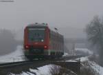 611 506-7 als RE 22307 (Rottweil-Neustadt(Schwarzw) am km 21,2 23.12.08