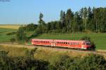 611 041 als RE 22300 (Neustadt-Rottweil) bei Unadingen, 22.08.2015.