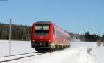 611 035-7 als RE 22309 (Rottweil-Neustadt(Schwarzw)) bei Röten 14.1.6