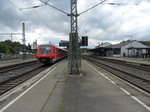 611 006 + 039 abfahrbereit als Ire 3215 (Neustadt (Schwarz) - Ulm hbf) in Donaueschingen auf Gleis 3 am 19.06.2016