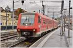 IRE3042 mit 611 046-4 in Schaffhausen.