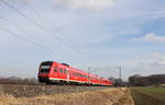 612 963 DB Regio bei Trieb am 25.02.2017.