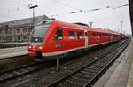 612 559-4 kam am 28.12.2017 als RE3383 von Oberstdorf nach Nürnberg Hauptbahnhof. Soeben wird dieser in Richtung Norden/BW verlassen.