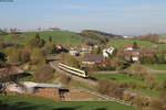 612 105-6 als RE 3200 (Ulm Hbf-Neustadt(Schwarzw)) bei Hausen vor Wald 18.4.18