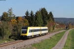 612 015-8 als RB 22309 (Rottweil-Villingen(Schwarzw)) bei Lauffen 12.10.18