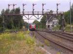 612 661 und 612 513 fahren in den Bad Harzburger Bahnhof ein (30.6.07)