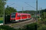 612 089 als RE 70 /3890, München - Lindau-Insel, am 21.06.2021 bei Bodolz