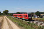 612 151 kurz vor Sulzbach-Rosenberg am 4. August 2022.