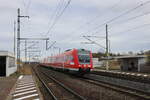 DB 612 159 als RE 3660 von Glauchau (Sachs) nach Eichenberg, am 15.02.2024 in Seebergen.