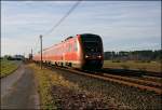 612 046/546 und 612 045/545 fahren bei Wickede (Ruhr) als RE17 (RE 3911)  Sauerland-Express  nach Kassel-Wilhelmshhe.