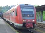 612 044-8 wartet am 06.05.08 im Bahnhof Arnsberg auf die Ausfahrt nach Kassel.