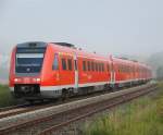 Der 612 115 und ein Schwesterzug fuhren am 04.08.2010 nach Bayreuth.