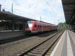 Hier 612 665 als IRE1 von Nrnberg Hbf. nach Dresden Hbf., bei der Durchfahrt am 18.8.2010 durch Reichenbach(Vogtl).