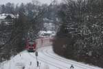 2 612 legen sich als RE nach Lindau/Oberstdorf  am 13.02.13 in die Kurve.