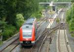 612 060 fährt hier als RE Nürnberg-Hof bei Oberkotzau, 30.Juni 2013.