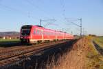 612 481 DB Regio bei Staffelstein am 25.11.2013.