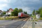 Am 24.7.14 wurde dem RE 3338 wurde in Walhausen aufgelauert.