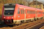 612 592 DB Regio in Hochstadt/ Marktzeuln am 24.11.2012.