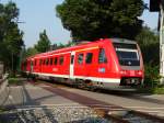 DB Regio 612 079 am 11.08.15 in Fischen Allgäu