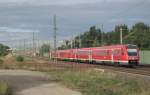 DB 612 145 als RE 3702 von Altenburg nach Erfurt Hbf, am 19.09.2015 in Erfurt Azmannsdorf.