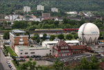 In gelb-weißen Farben durchs Ländle -    Der vordere Triebwagen der Baureihe 612 trägt hier die Landesfarben von Baden-Württemberg.