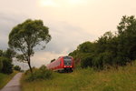 612 120 DB Regio bei Burgkunstadt am 13.06.2016.