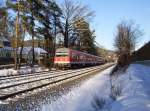 Meine 614 Abschiedsbilder: Hier ist ein 614 in Rckersdorf zu sehen, aufgenommen am 26.01.2007.