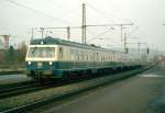 614 070 als E 3522 (Braunschweig Hbf–Gttingen) am 20.11.1993 in Northeim (Han)