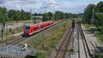 Der 623 023 der DB Regio Nordost als RE4 „Stadttore-Linie“ auf dem Weg nach Bützow mit Halt in Primerburg.
Aufgenommen im Juli 2023.