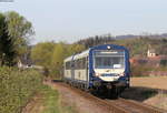 VT 126 und VS 202 als SWE74264 (Gottenheim-Endingen am Kaiserstuhl) bei Bötzingen 30.3.17