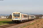 VS 204, VT 128 und VT 129 als SWE74225 (Riegel-Malterd.NE-Breisach) bei Endingen 14.3.17