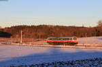 VT 413 als SAB 13 (Münsingen - Gammertingen) bei Engstingen 14.1.22