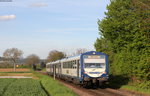 VT 127, VT 126 und VS 202 als SWE74231 (Riegel-Malterd.NE-Endingen) bei Riegel 29.4.16